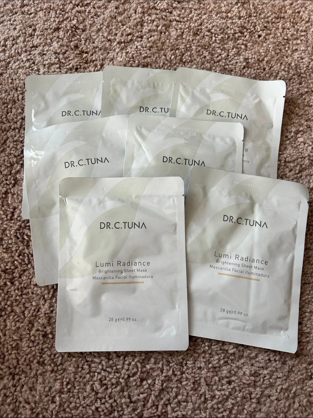 7 Lumi Radiance Brightening Sheet Mask - White